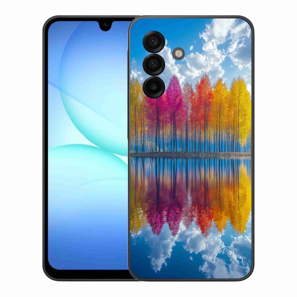 Gél borítás mmCase Samsung Galaxy A17 4G/5G - színes fákhoz