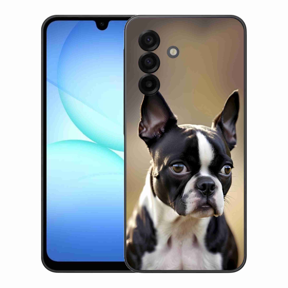 Gél borítás mmCase Samsung Galaxy A17 4G/5G készülékhez - Boston Terrier
