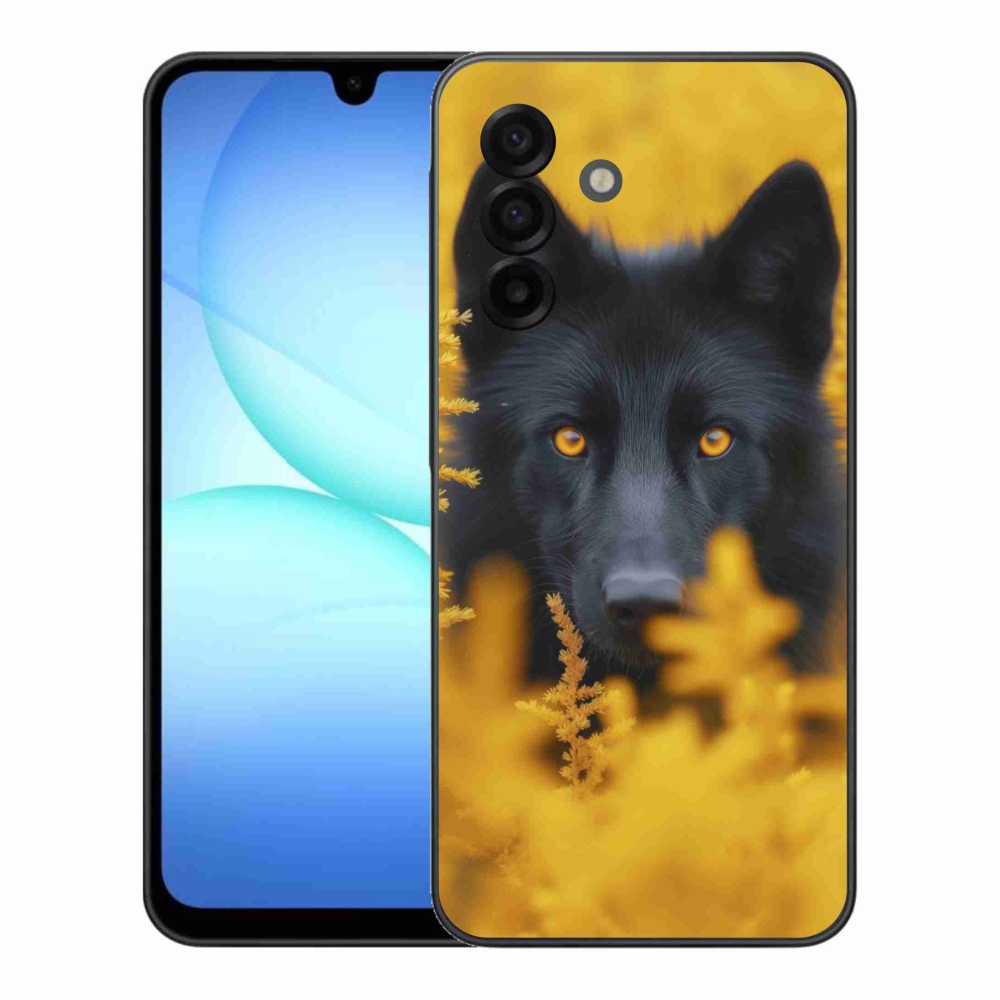 Zselés borítás mmCase Samsung Galaxy A17 4G/5G - fekete farkas 2