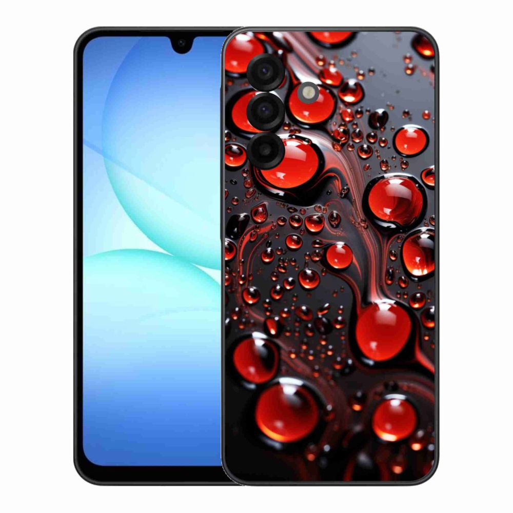 Zselés borítás mmCase Samsung Galaxy A17 4G/5G - piros cseppek 2