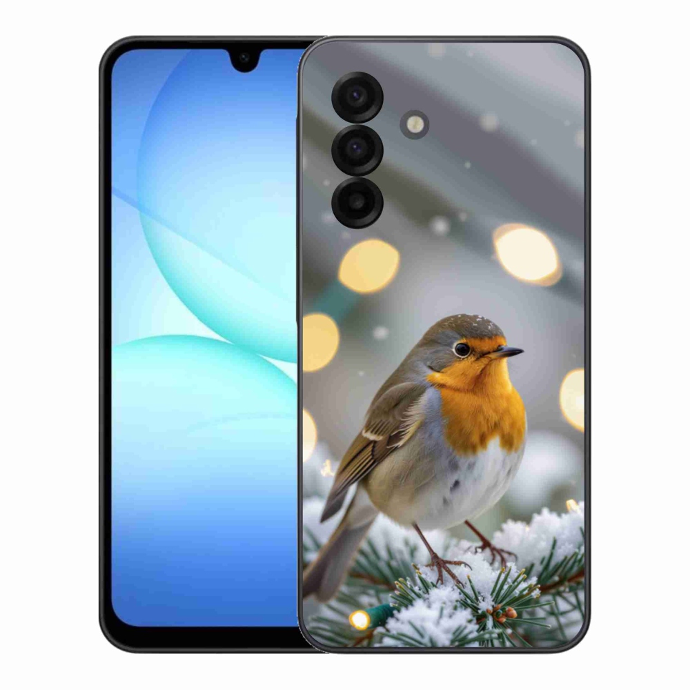 Gél védőburkolat mmCase Samsung Galaxy A17 4G/5G - télen pirosas színben