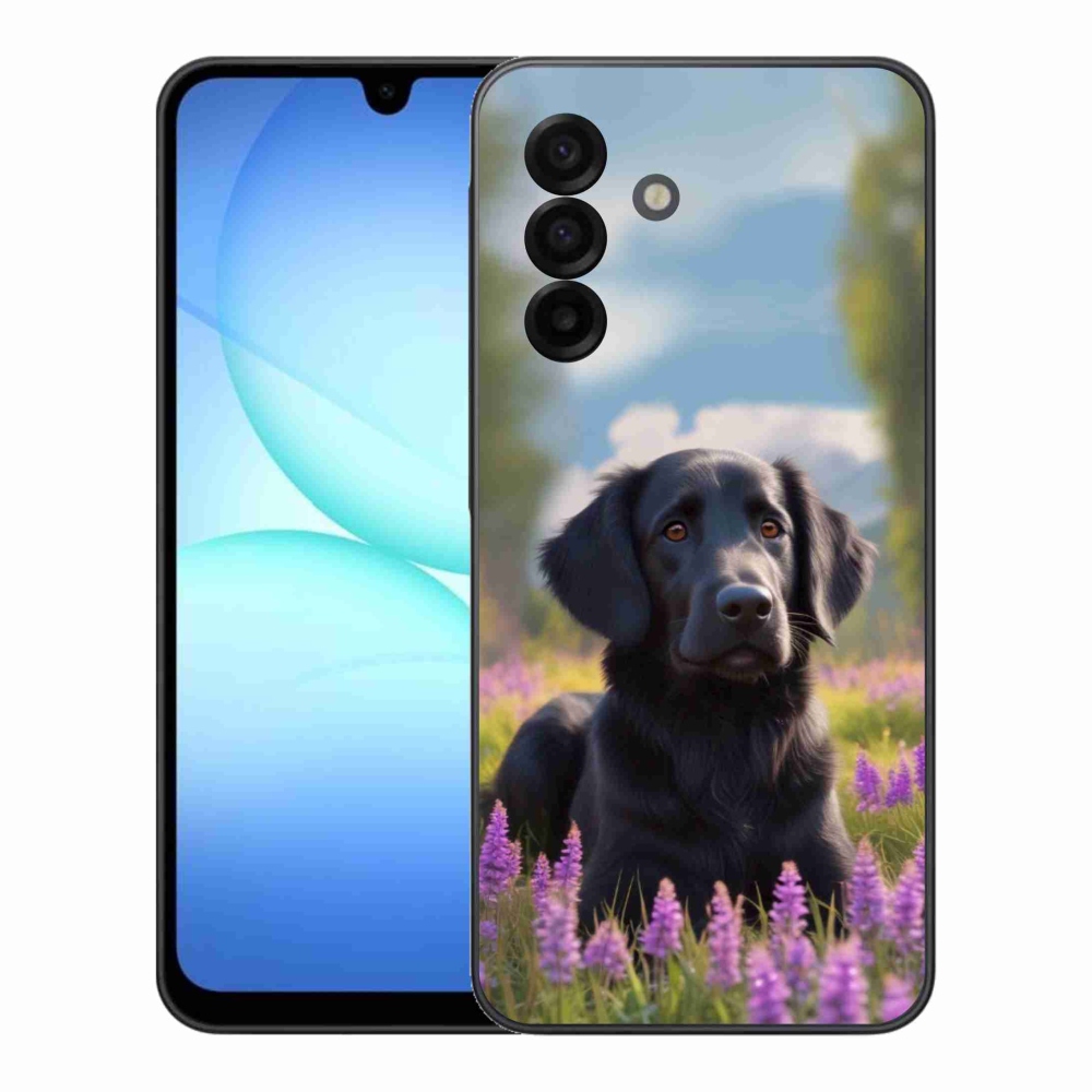 Gél védőhuzat mmCase Samsung Galaxy A17 4G/5G készülékhez - elegáns fekete retriever