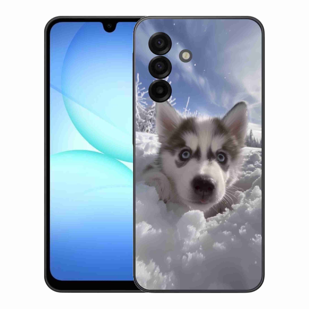 Zselés borítás mmCase Samsung Galaxy A17 4G/5G - husky a hóban
