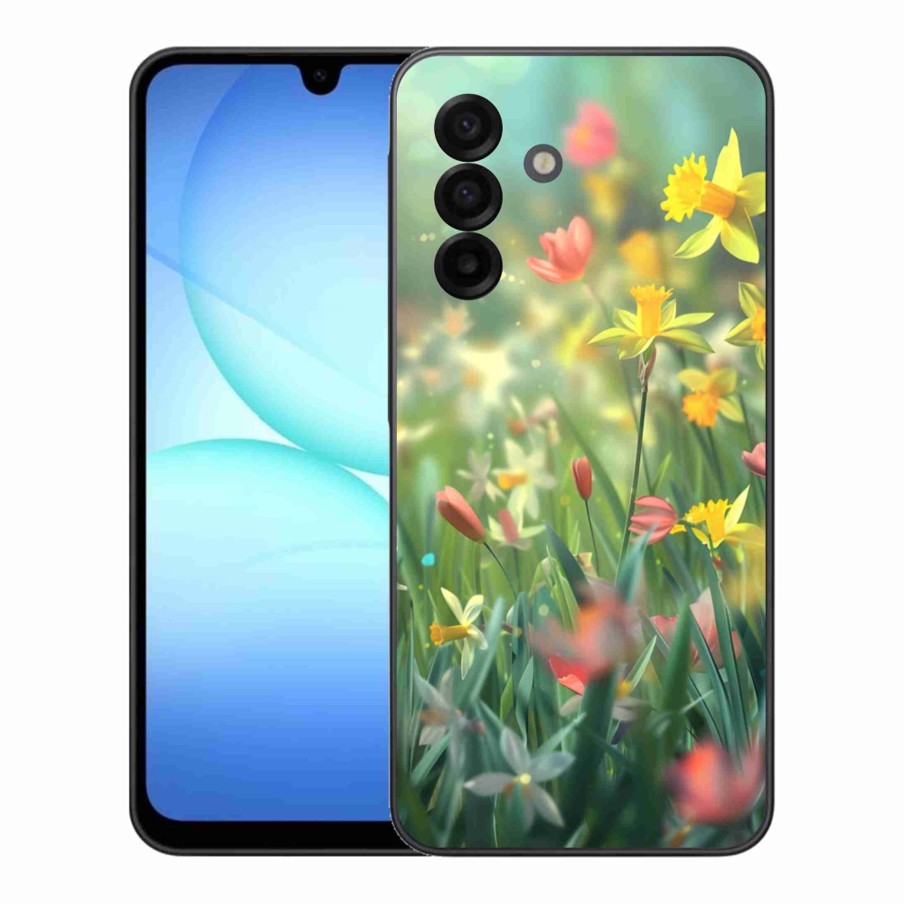 Gél borítás mmCase Samsung Galaxy A17 4G/5G - tavaszi virágok