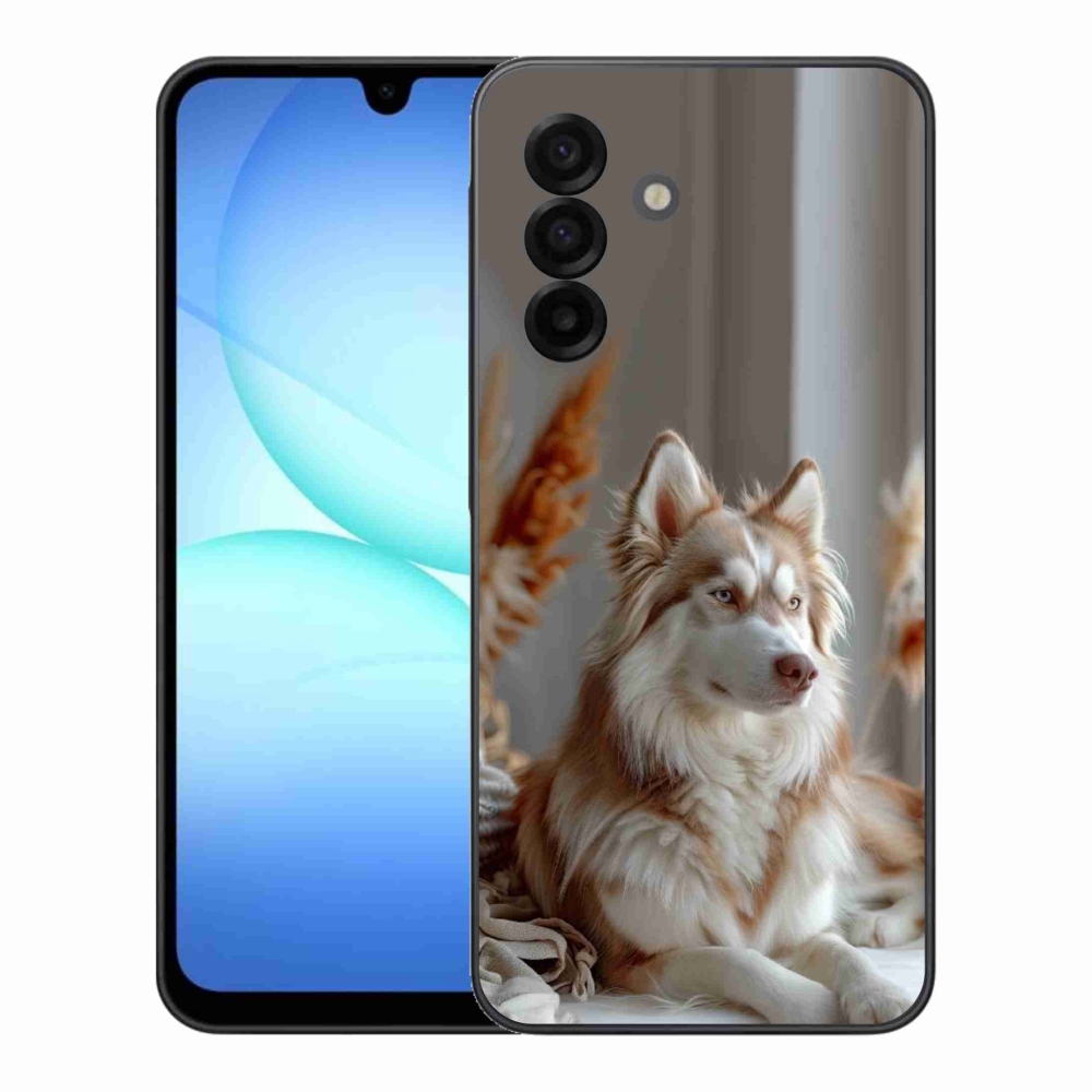 Zselés borítás mmCase Samsung Galaxy A17 4G/5G - csendes szibériai husky