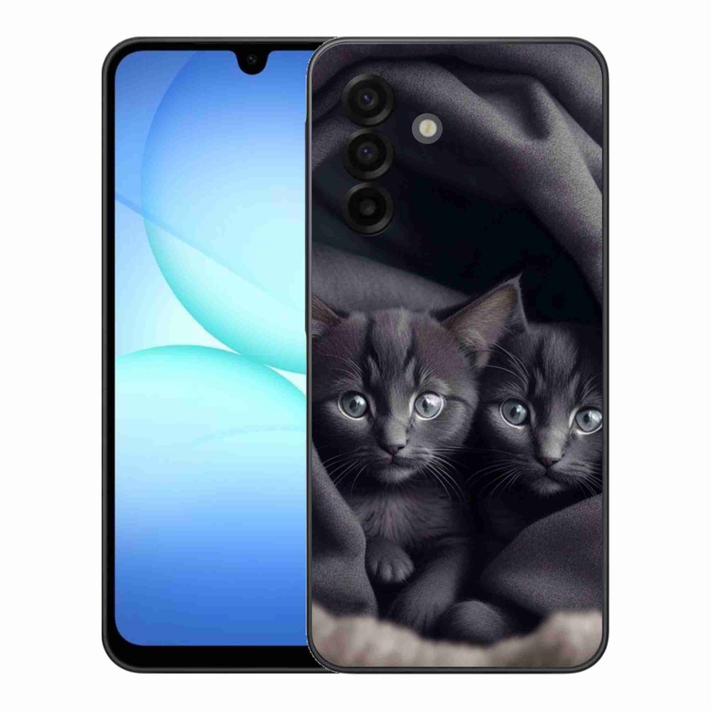 Zselés borítás mmCase Samsung Galaxy A17 4G/5G - macska duóhoz