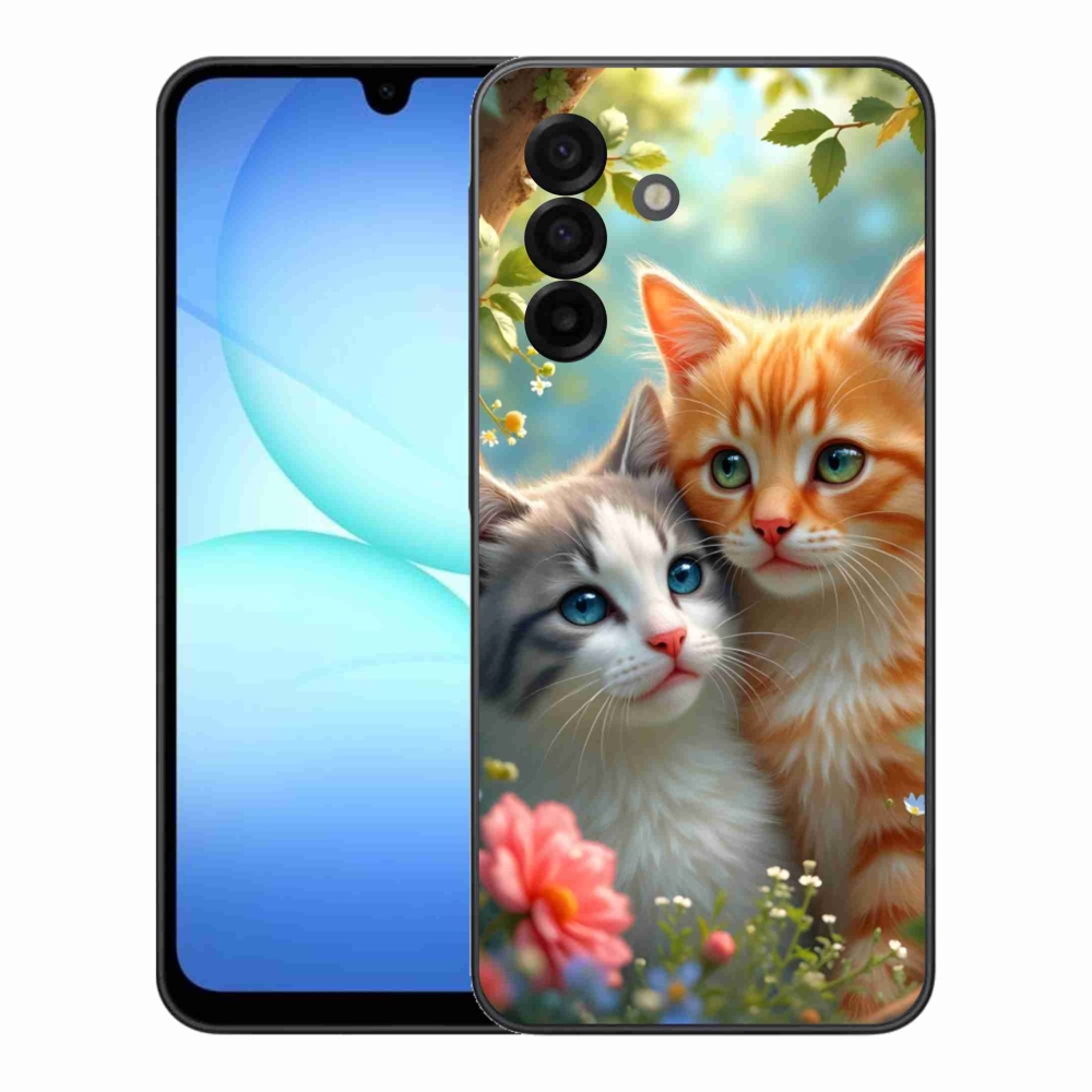 Gél borítás mmCase Samsung Galaxy A17 4G/5G - macska szeretet 2