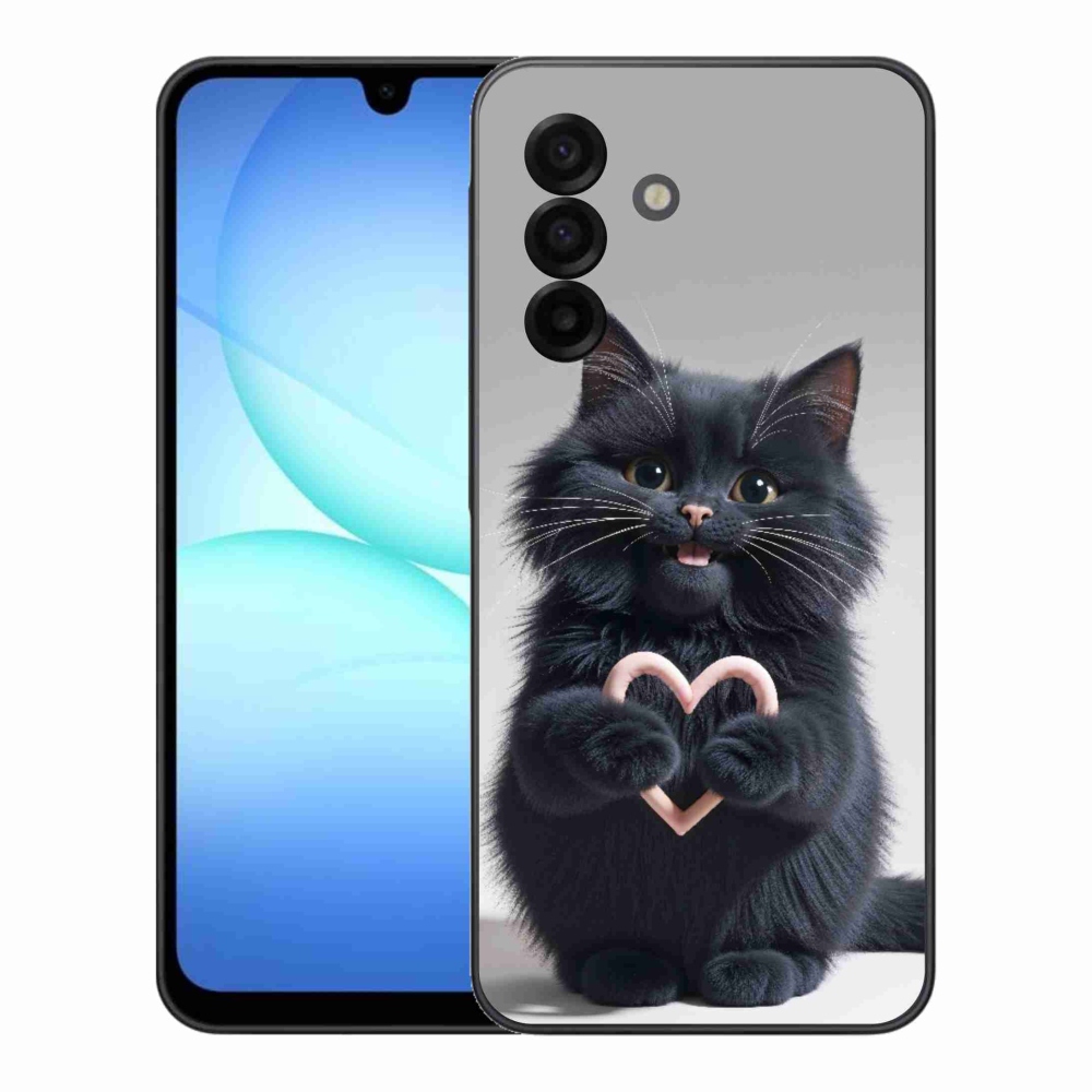 Gél borítás mmCase Samsung Galaxy A17 4G/5G - macska szeretet 3