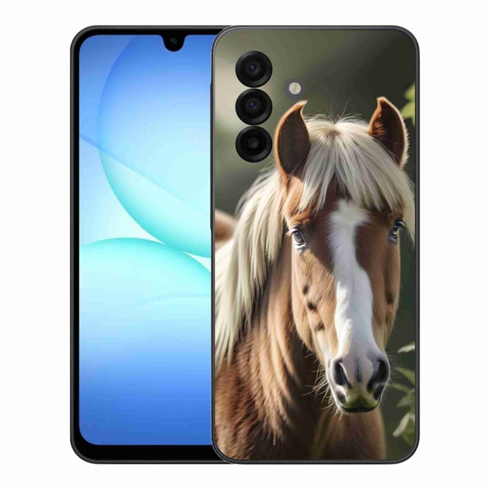 Zselés borítás mmCase Samsung Galaxy A17 4G/5G készülékhez - ló könnyű sörénnyel