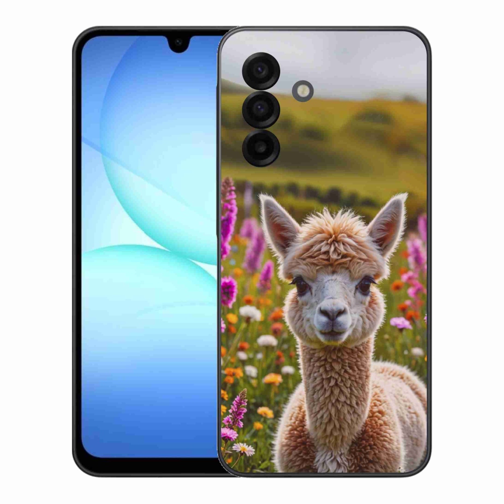 Gél borítás mmCase Samsung Galaxy A17 4G/5G készülékhez - láma a réten