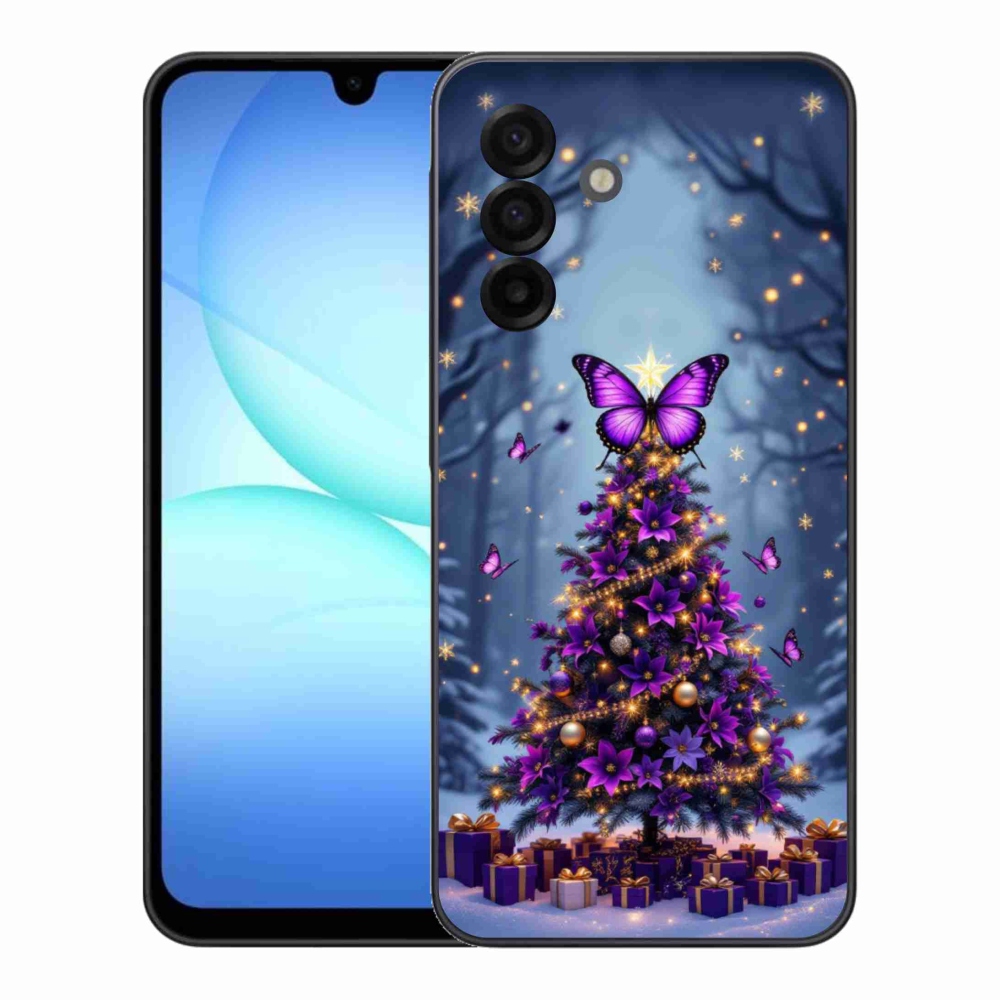 Gél borítás mmCase Samsung Galaxy A17 4G/5G - pillangó karácsonyfa