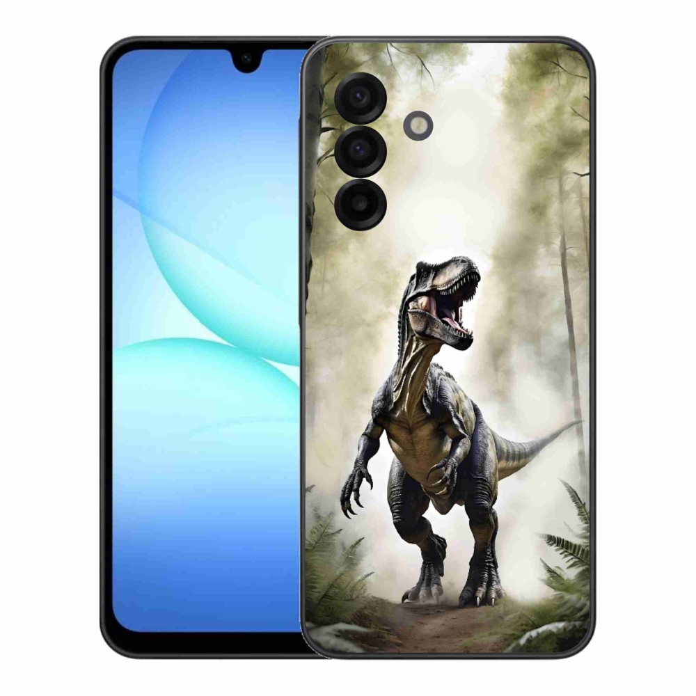 Gél védőburkolat mmCase Samsung Galaxy A17 4G/5G - dühös T-Rex