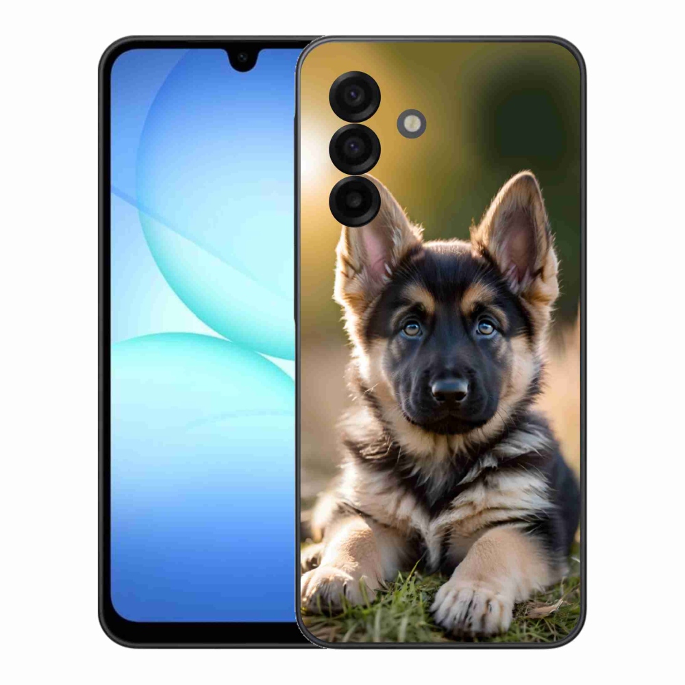 Gél borítás mmCase Samsung Galaxy A17 4G/5G készülékhez - Német juhászkutya a természetben