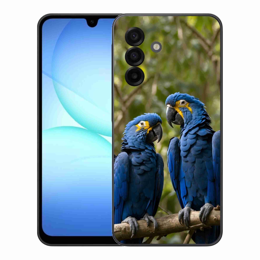 Zselés borítás mmCase Samsung Galaxy A17 4G/5G - papagáj duóhoz