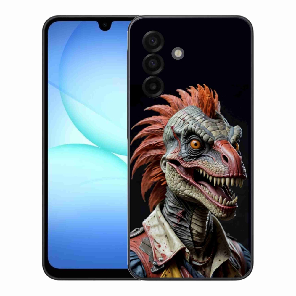 Zselés borítás mmCase Samsung Galaxy A17 4G/5G készülékhez - punk dinoszaurusz