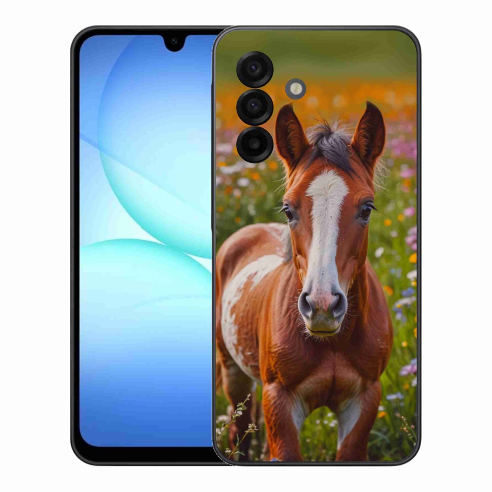 Gél borítás mmCase Samsung Galaxy A17 4G/5G - aranyos csikó - Samsung Galaxy A17 4G/5G - aranyos csikó