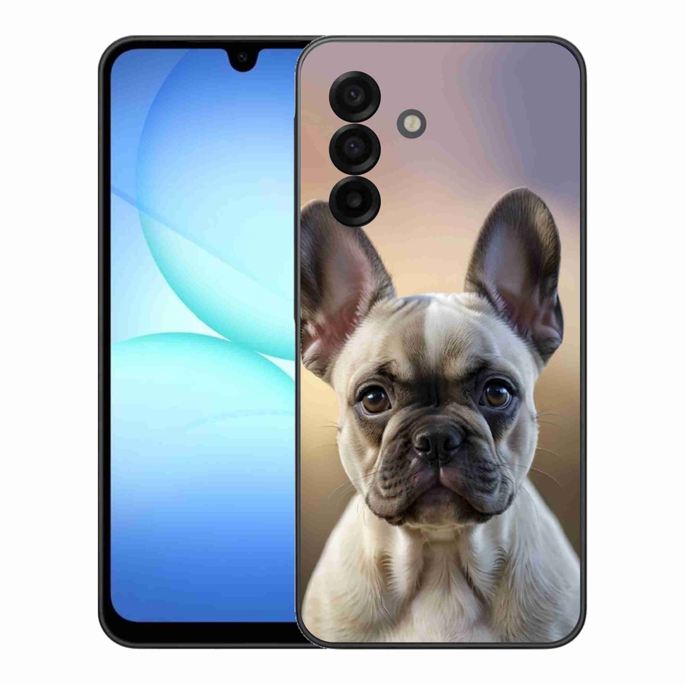 Gél borítás mmCase Samsung Galaxy A17 4G/5G készülékhez - aranyos francia bulldog