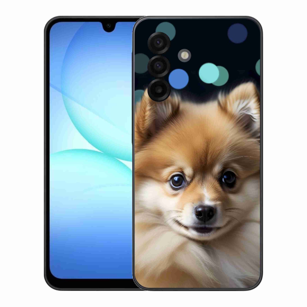 Gél borítás mmCase Samsung Galaxy A17 4G/5G készülékhez - aranyos pomerániai kutya