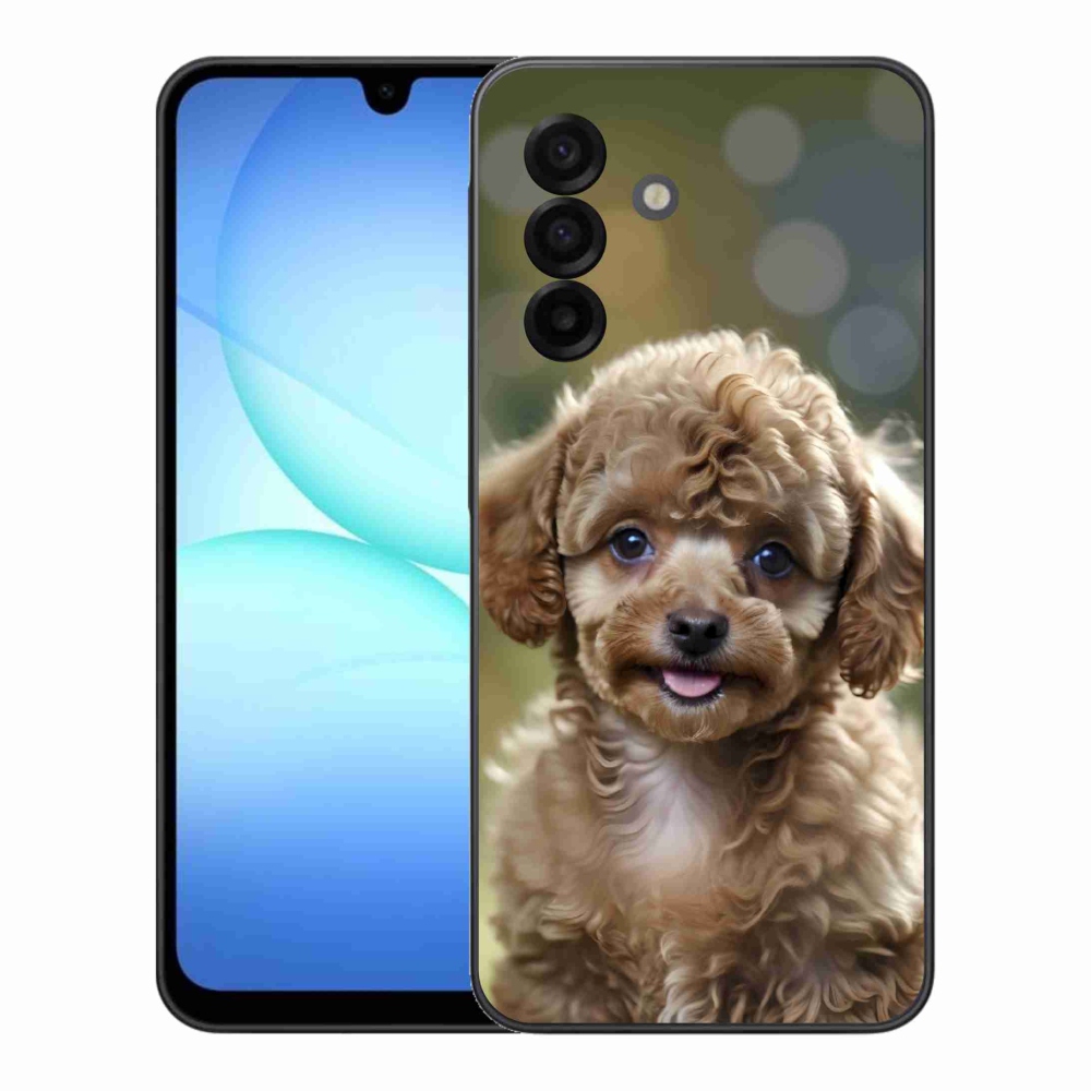 Gél borítás mmCase Samsung Galaxy A17 4G/5G készülékhez - aranyos uszkár