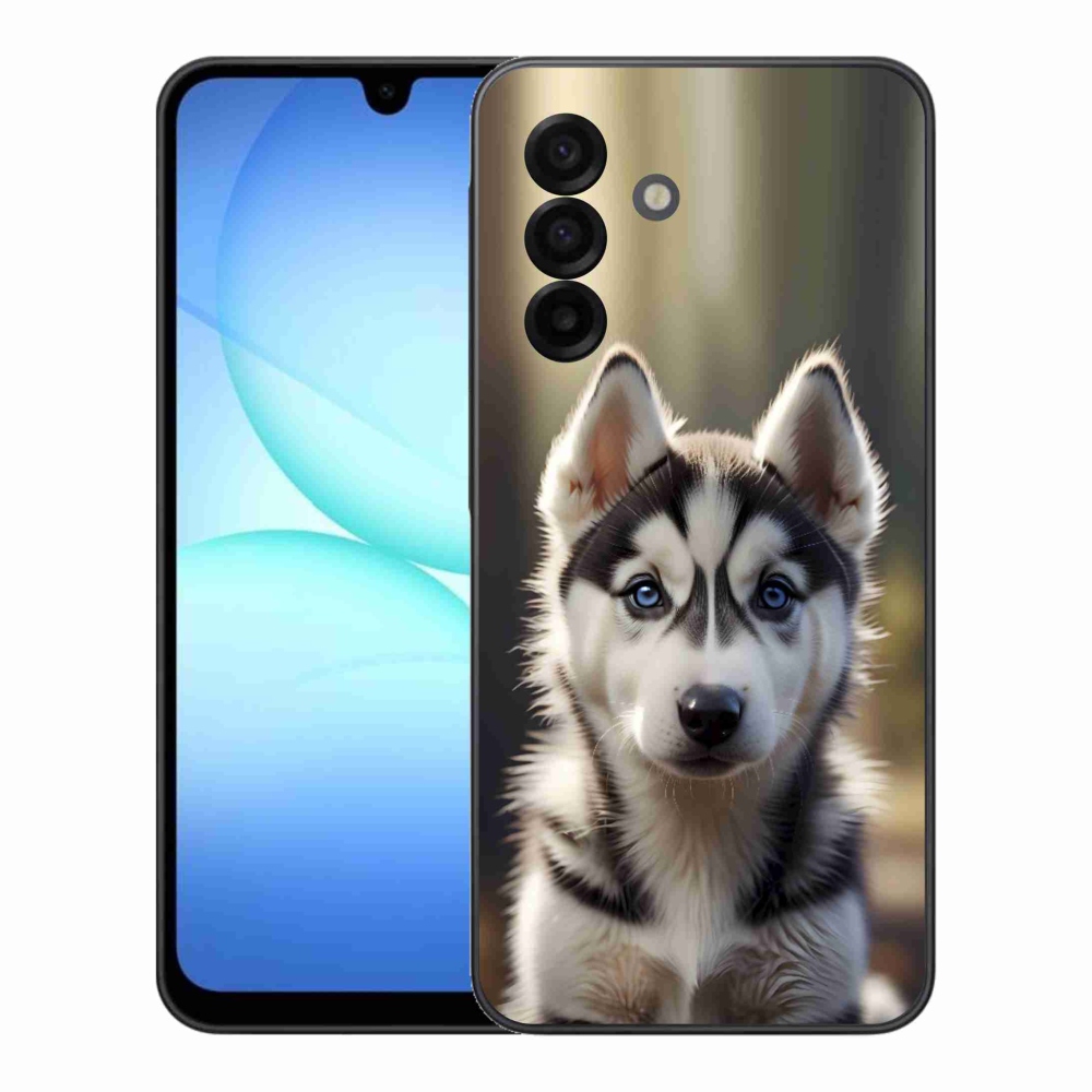 Gél borítás mmCase Samsung Galaxy A17 4G/5G készülékhez - aranyos szibériai husky