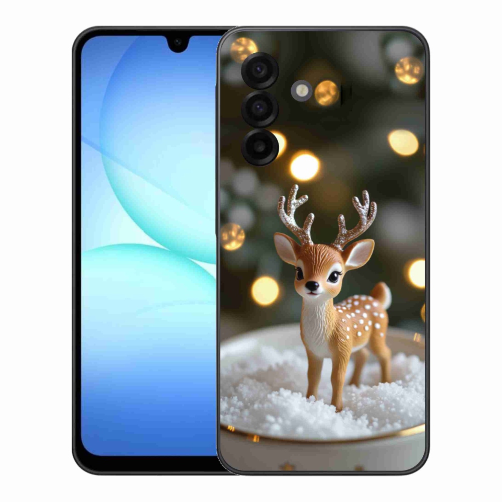 Gél borítás mmCase Samsung Galaxy A17 4G/5G - aranyos karácsonyi szarvasok