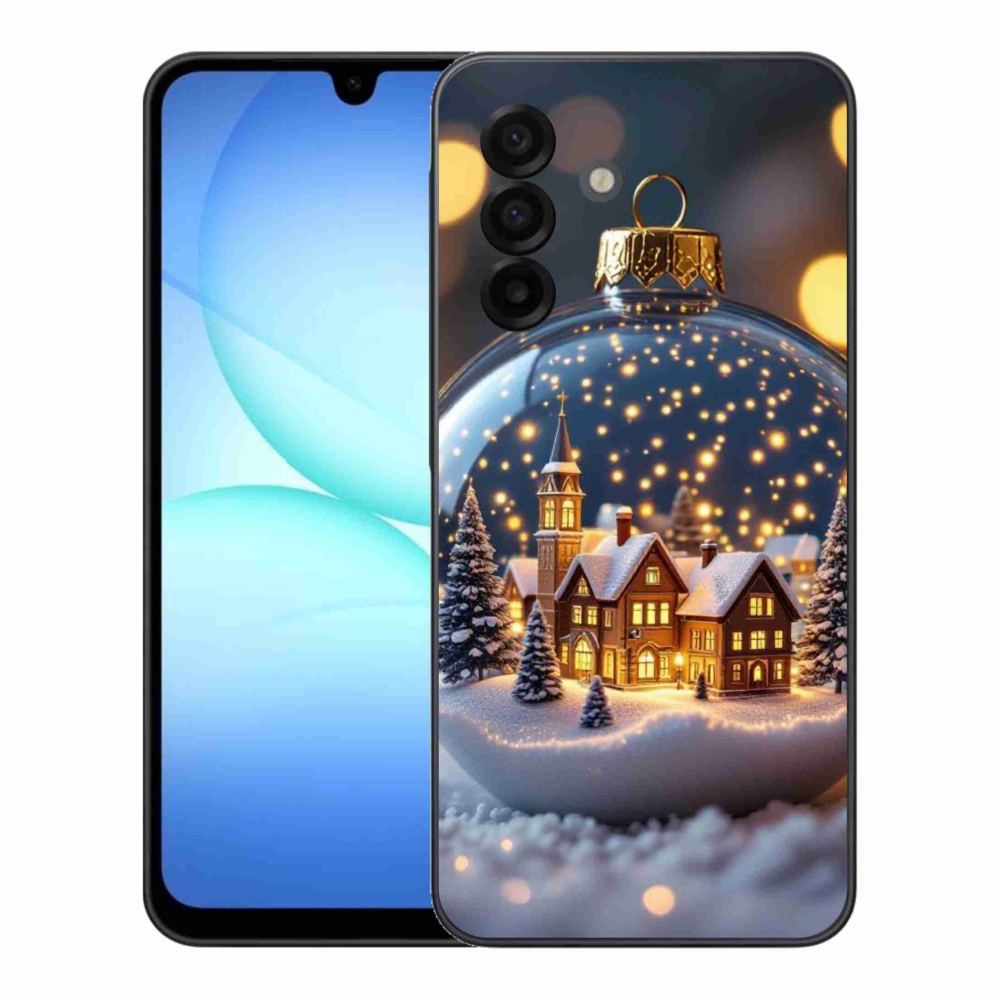 Gél borítás mmCase Samsung Galaxy A17 4G/5G - hógolyó - Samsung Galaxy A17 4G/5G - karácsonyi bál 4