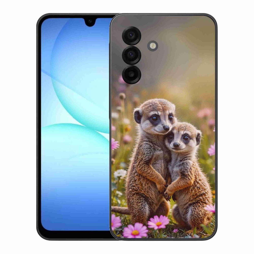 Gél borítás mmCase Samsung Galaxy A17 4G/5G - szurikátás duóhoz