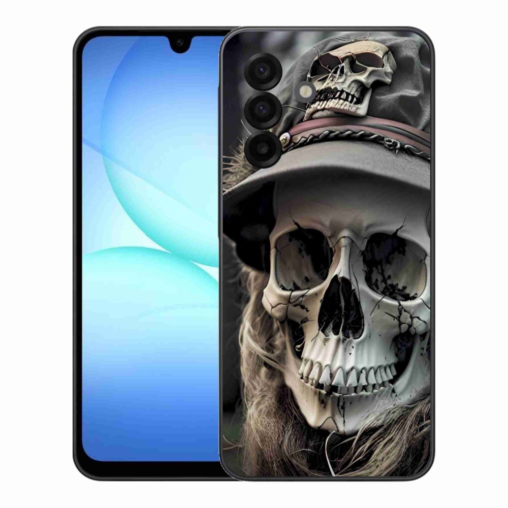 Zselés borítás mmCase Samsung Galaxy A17 4G/5G - sötét koponya