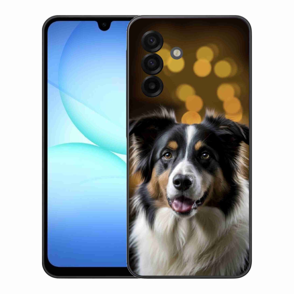 Gél borítás mmCase Samsung Galaxy A17 4G/5G - mosolygós ausztrál juhászkutya számára