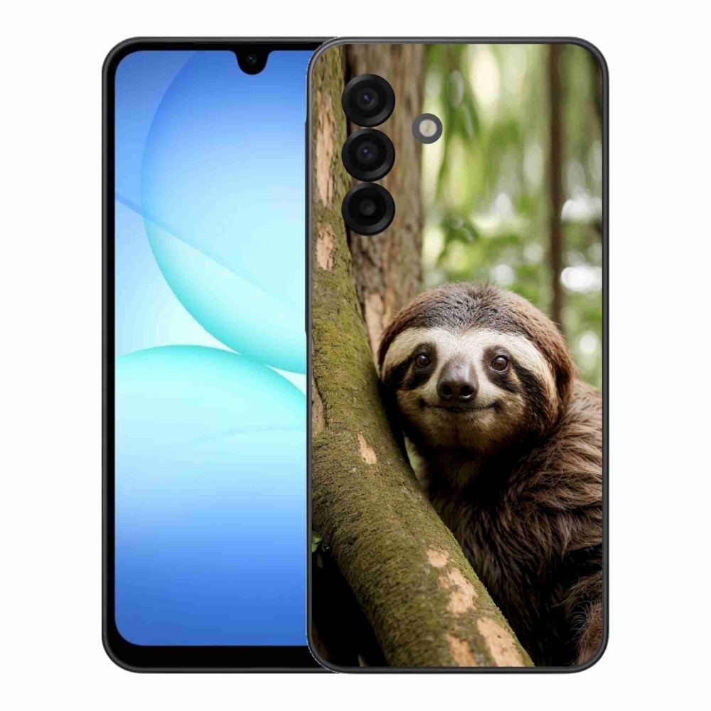 Gél borítás mmCase Samsung Galaxy A17 4G/5G - mosolygó lajhárhoz