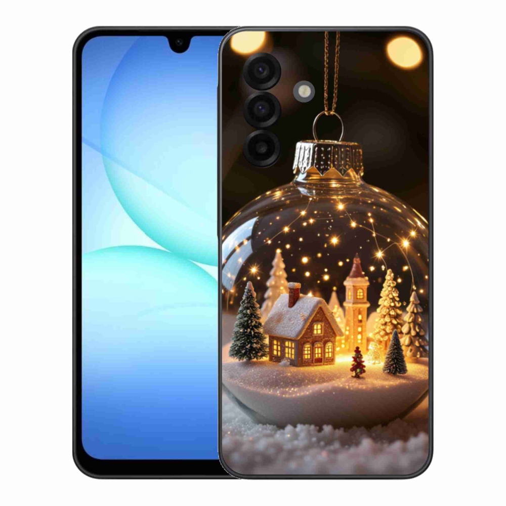 Gél borítás mmCase Samsung Galaxy A17 4G/5G - Karácsonyi gömbök 3