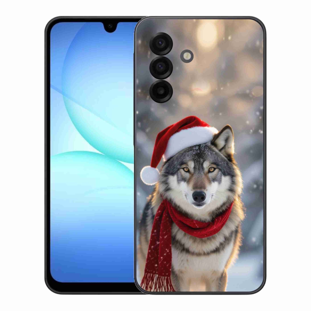 Gél borítás mmCase Samsung Galaxy A17 4G/5G - Karácsonyi farkas