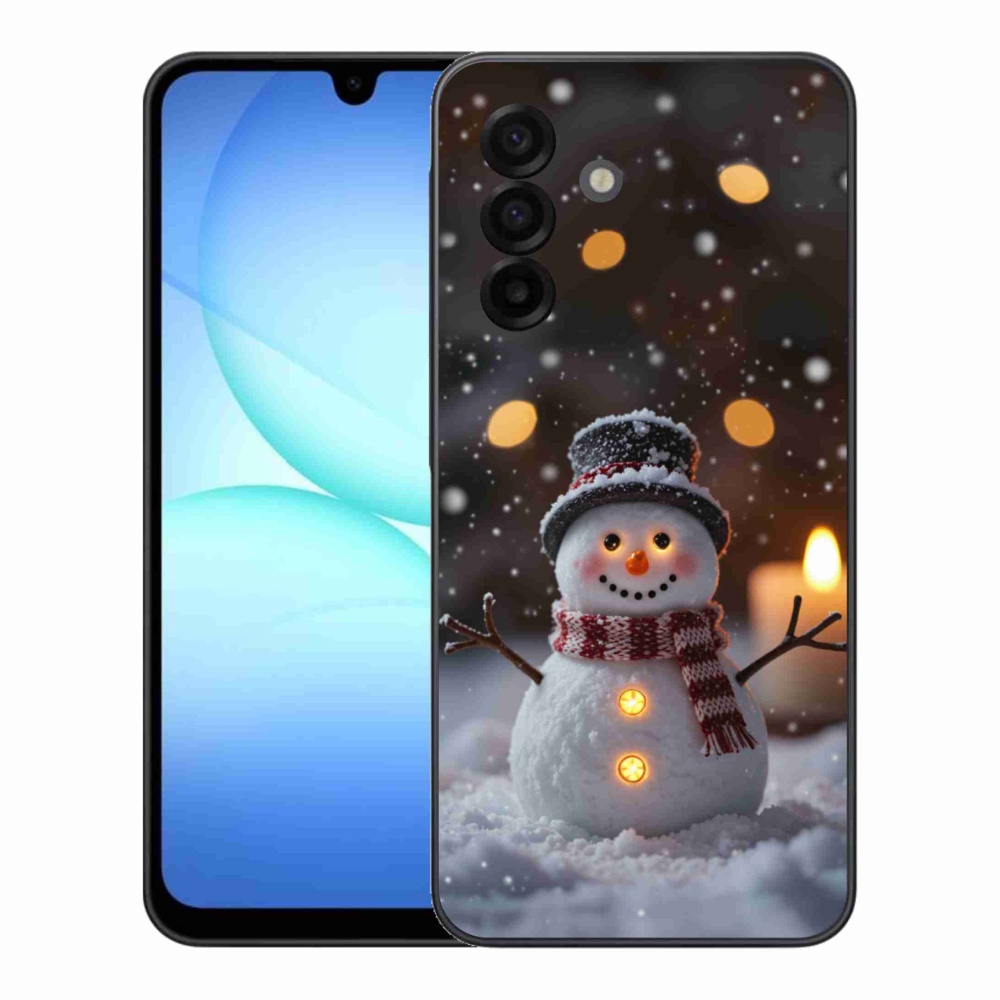 Gél borítás mmCase Samsung Galaxy A17 4G/5G készülékhez - vidám hóember