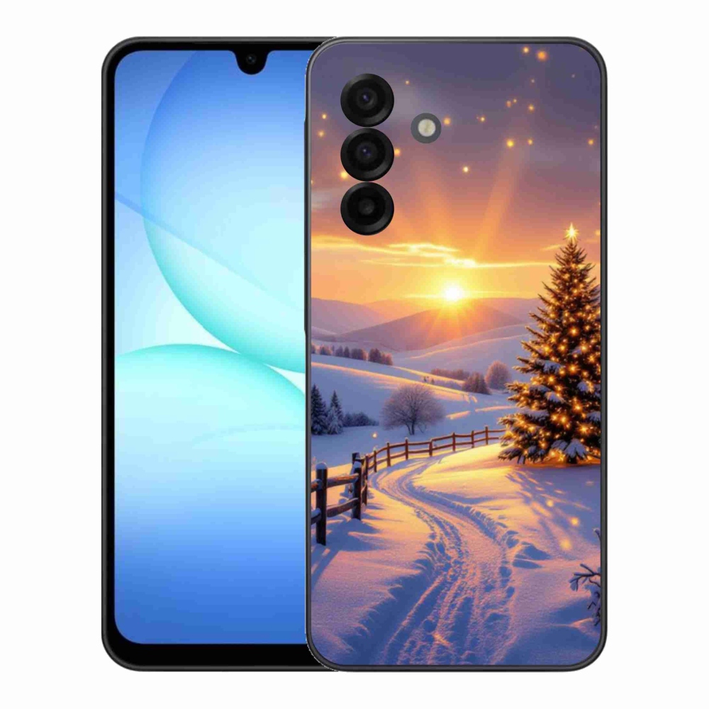 Gél borítás mmCase Samsung Galaxy A17 4G/5G - téli tájkép