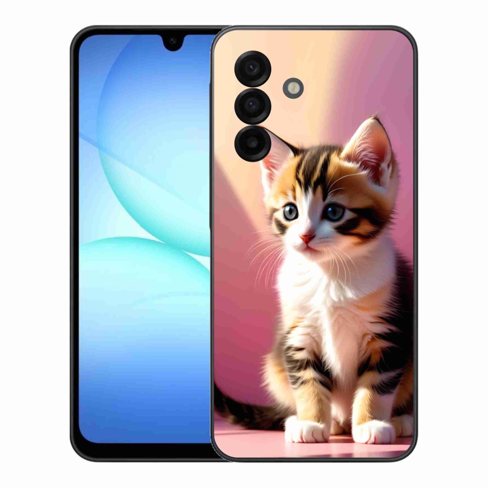 Gél borítás mmCase Samsung Galaxy A17 4G/5G - kíváncsi cica 2