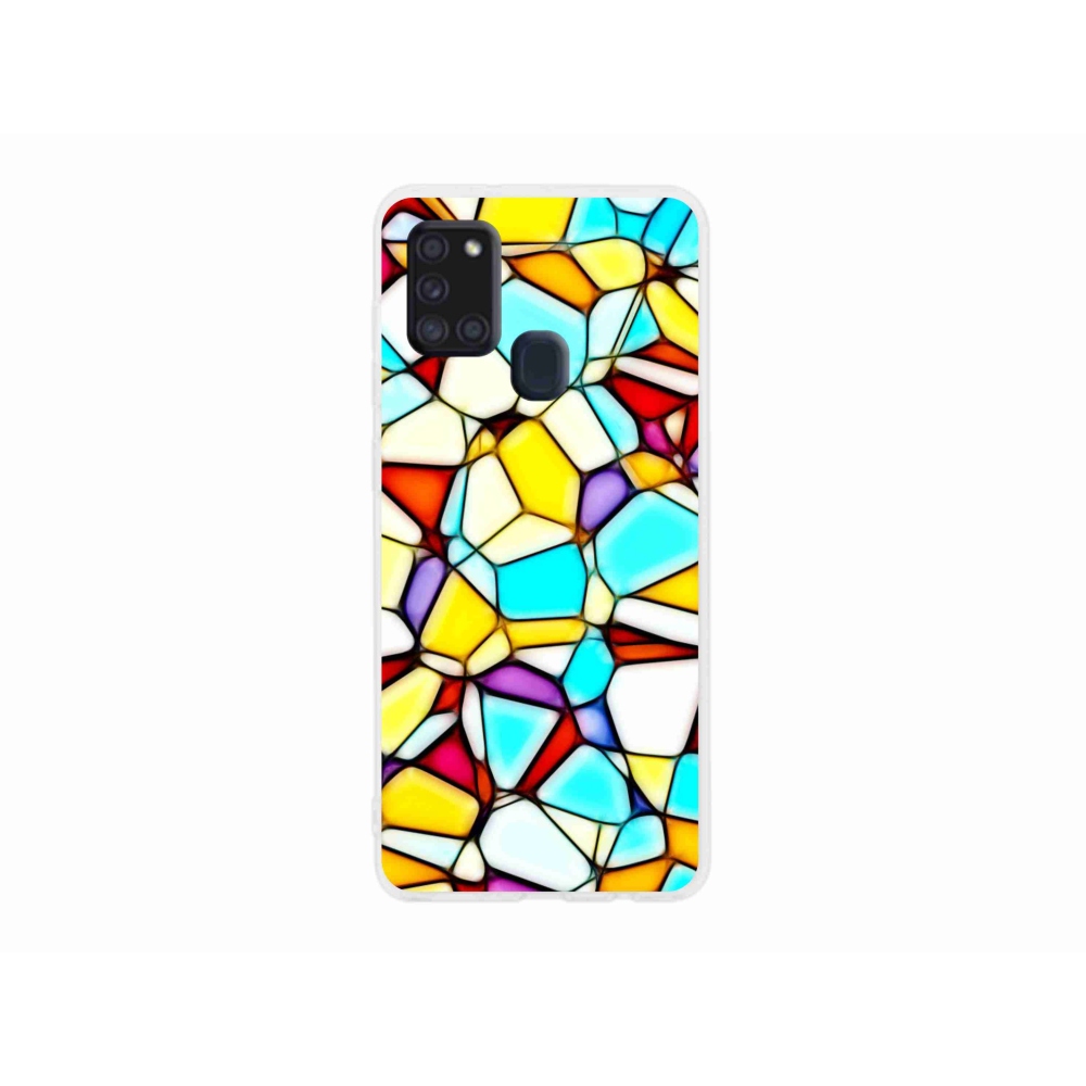 Zselés borítás mmCase Samsung Galaxy A21s készülékhez - absztrakt motívum 40