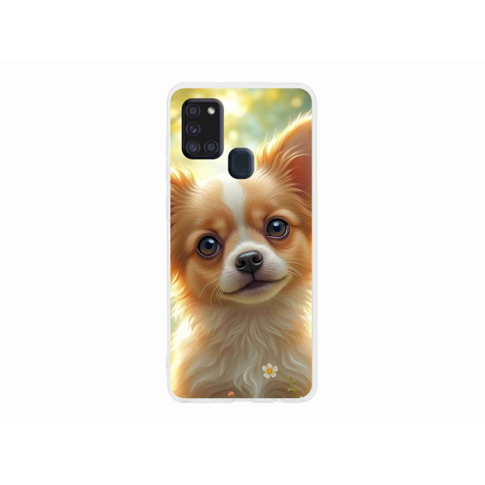 Gél borítás mmCase Samsung Galaxy A21s készülékhez - chihuahua 5