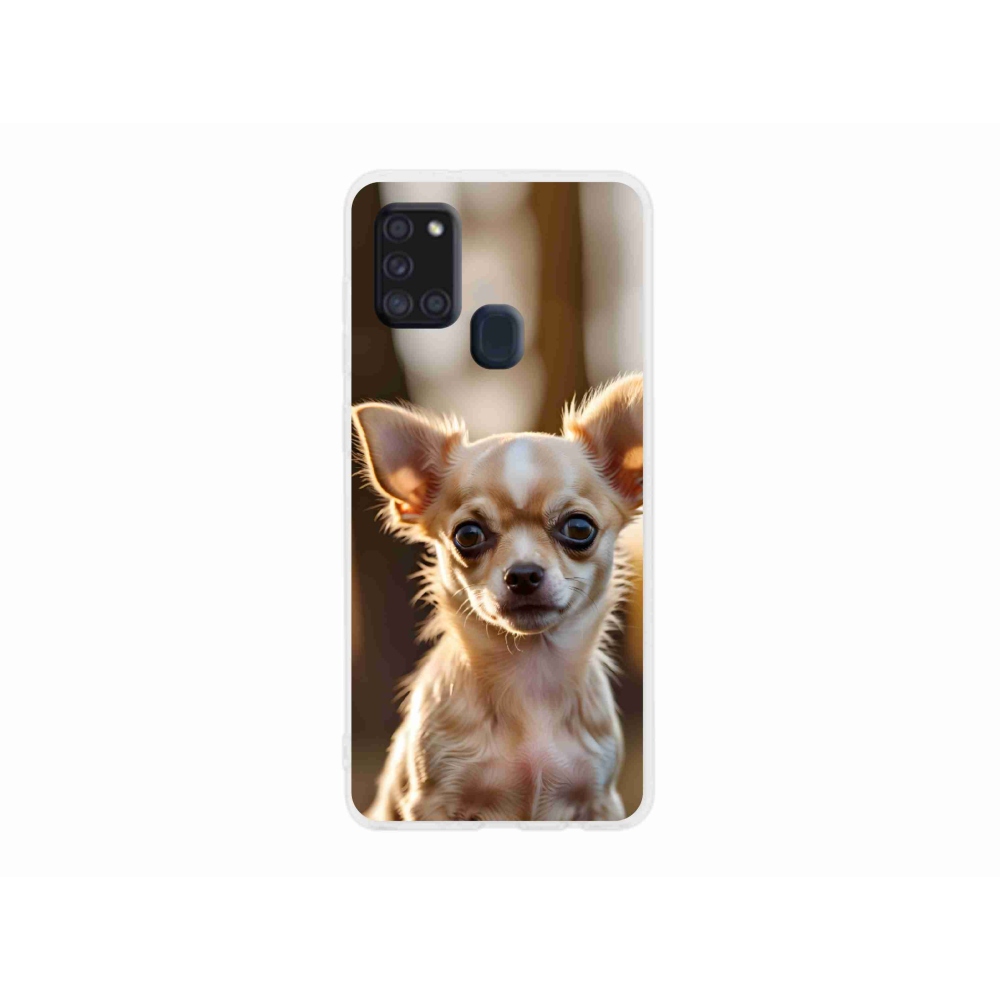 Gél borítás mmCase Samsung Galaxy A21s - chihuahua 6