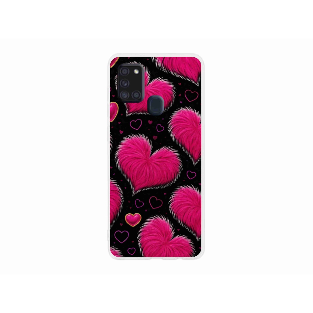 Gél borítás mmCase Samsung Galaxy A21s készülékhez - puha szív