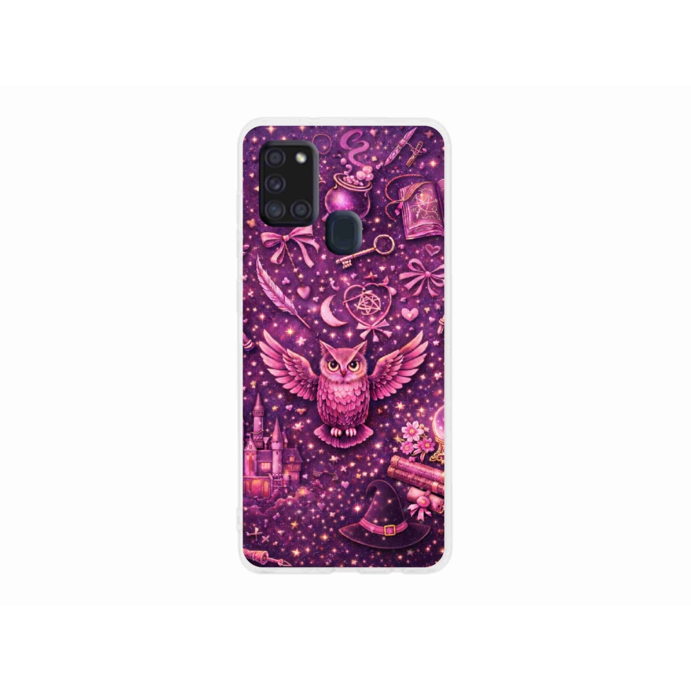 Zselés borítás mmCase Samsung Galaxy A21s készülékhez - varázslatos világ