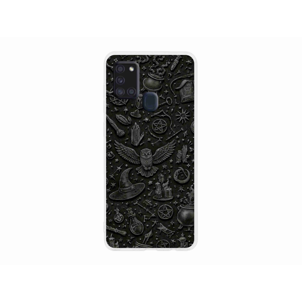 Zselés borítás mmCase Samsung Galaxy A21s készülékhez - sötét varázslatos világ