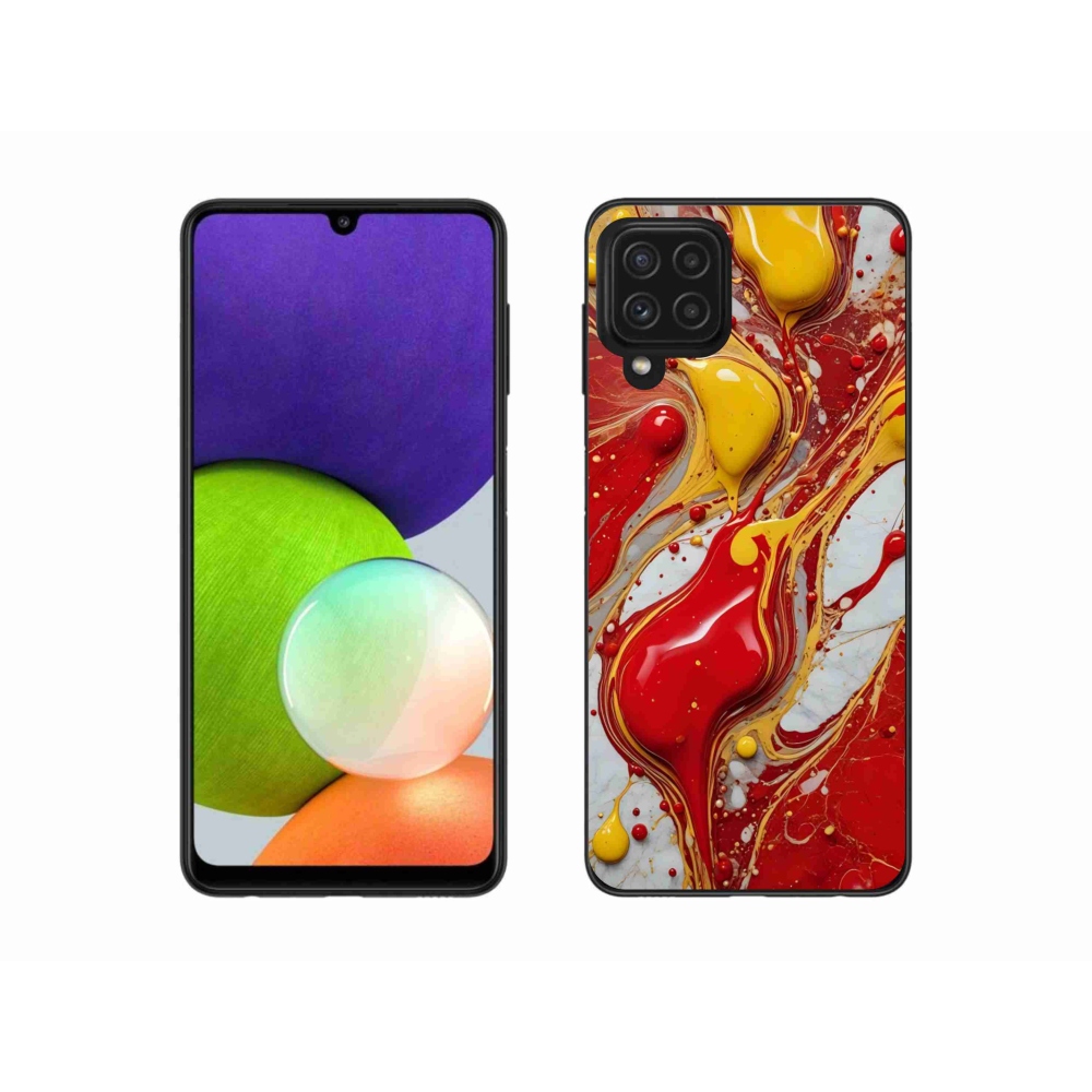 Gél borítás mmCase Samsung Galaxy A22 4G készülékhez - absztrakt motívum 42