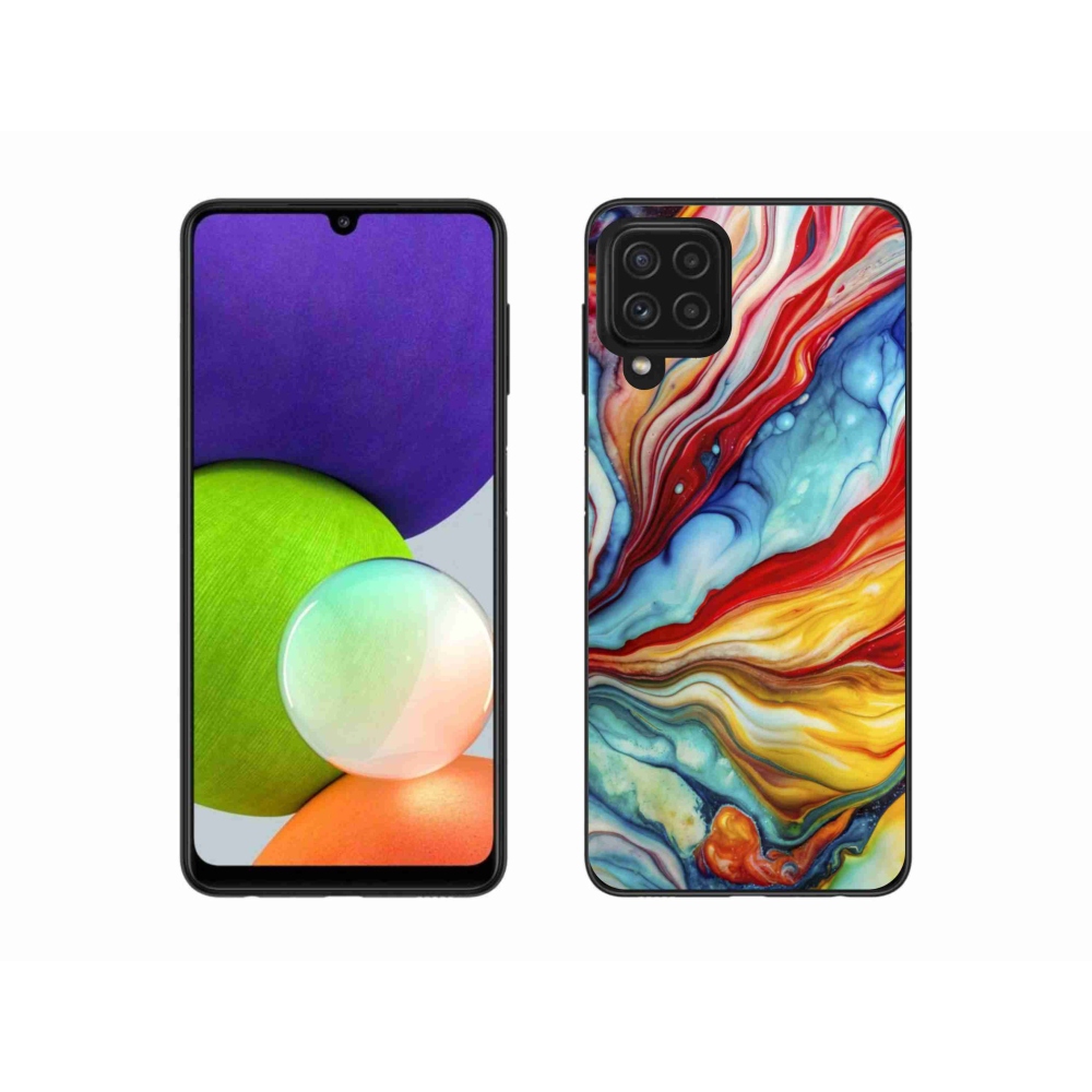 Gél borítás mmCase Samsung Galaxy A22 4G - absztrakt motívum 58