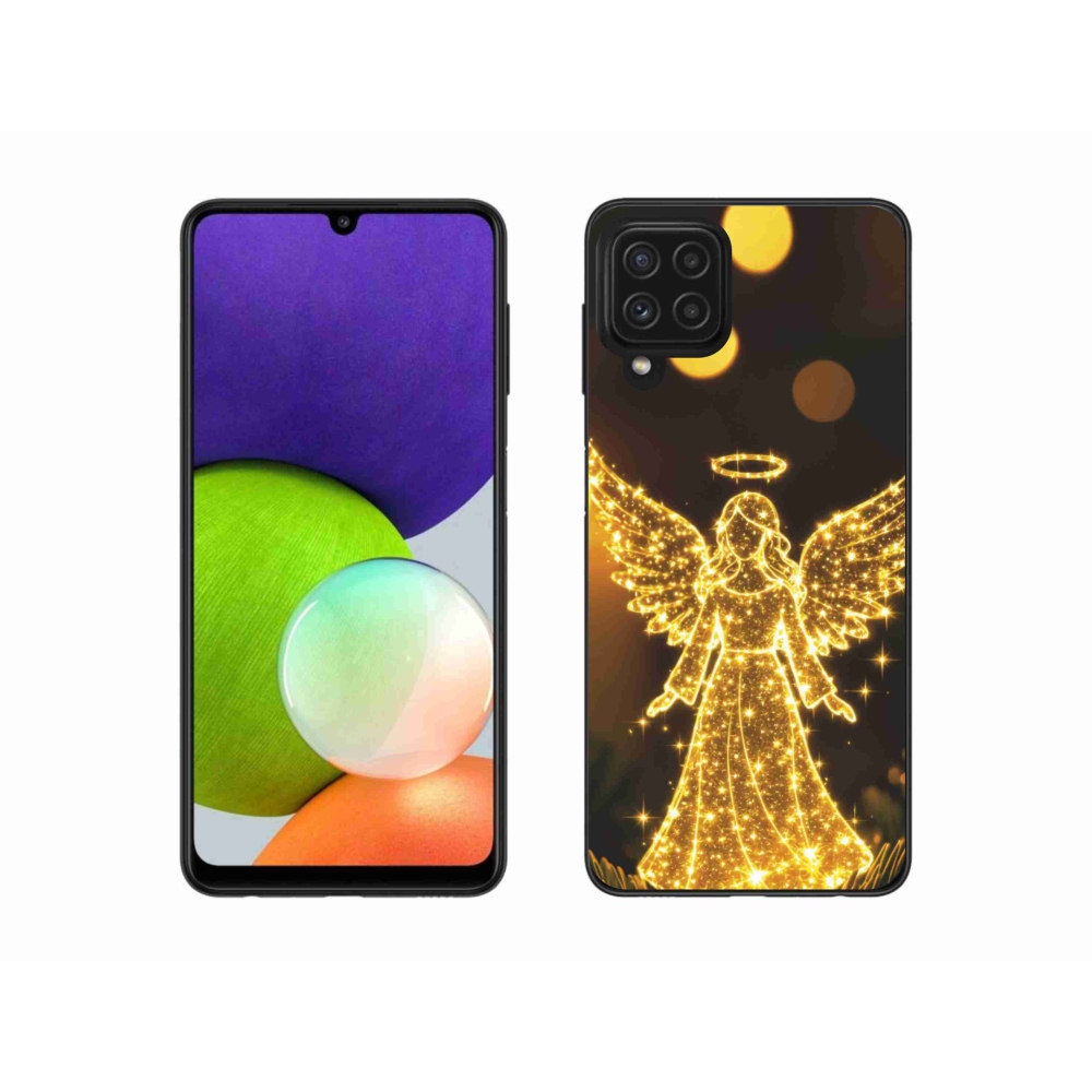 Gél védőburkolat mmCase Samsung Galaxy A22 4G - angyalka