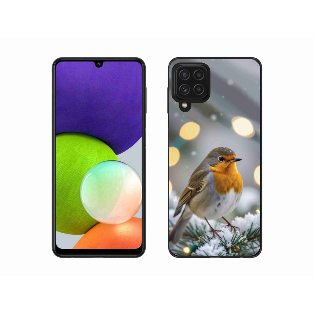Gél borítás mmCase Samsung Galaxy A22 4G - téli pír