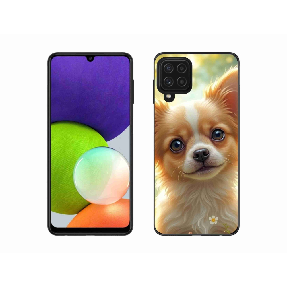 Gél borítás mmCase Samsung Galaxy A22 4G - chihuahua 5