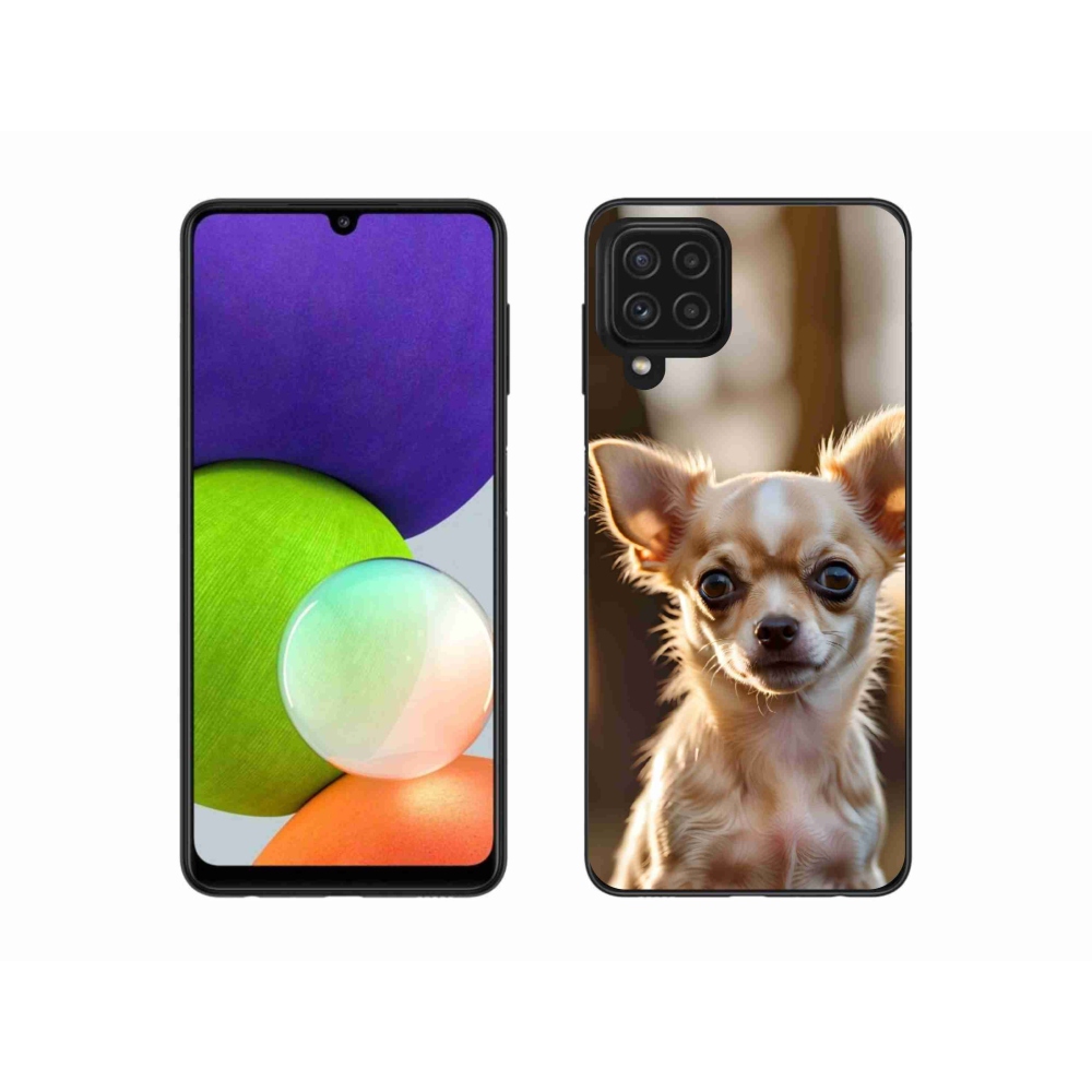 Gél borítás mmCase Samsung Galaxy A22 4G - chihuahua 6