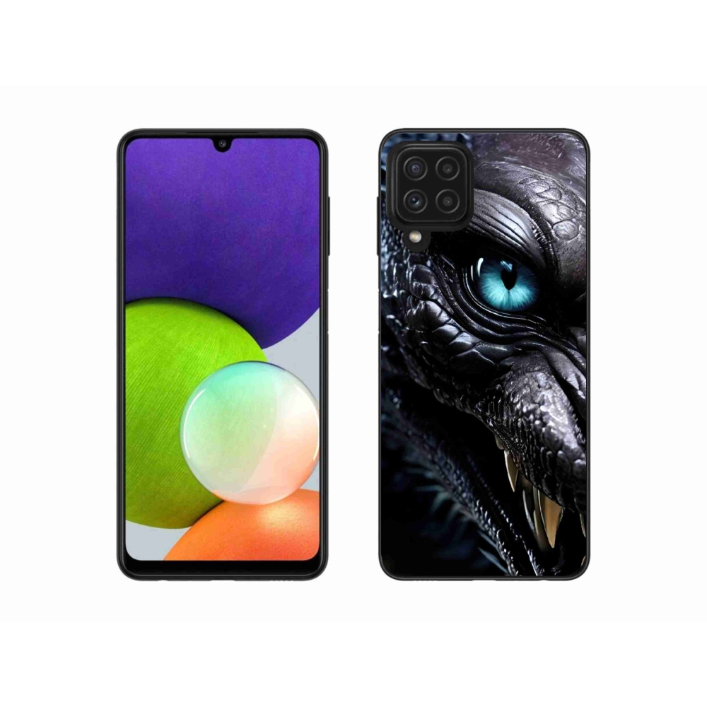 Zselés borítás mmCase Samsung Galaxy A22 4G - sárkány nézet