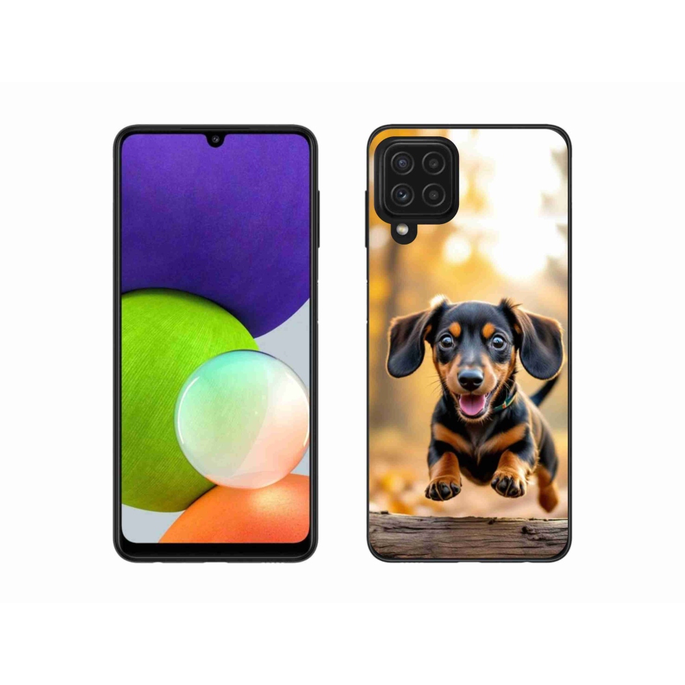 Zselés borítás mmCase Samsung Galaxy A22 4G - tacskó 2