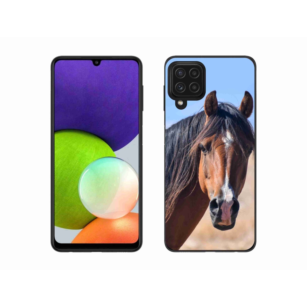 Zselés borítás mmCase Samsung Galaxy A22 4G - nyugodt ló